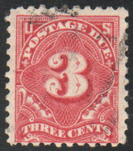 #J 54 Fine+, light cancel, lovely stamp!