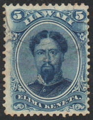 Hawaii #32 F-VF, faint town cancel, pretty color!