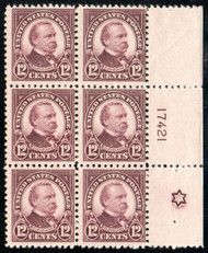 # 564 F/VF OG NH, with 6 pt star, the rarest variety, Nice!