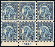 # 565 F/VF OG H, bold color, nice