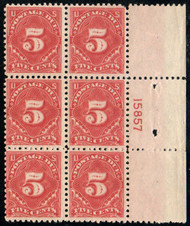 #J 64 F/VF OG NH, fresh plate, Nice!