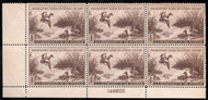 #RW 9 VF/XF OG NH, a well centered bottom plate, Super!