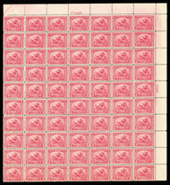 # 549 VF/XF OG NH, Sheet of 70, very fresh sheet, RARE THIS NICE!
