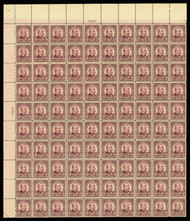 # 564 VF/XF OG NH, Sheet of 100, many gradable stamps, very fresh sheet, Super Nice!