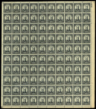 # 588 F/VF OG NH, Sheet of 100, Wonderful Sheet, Tough to find!