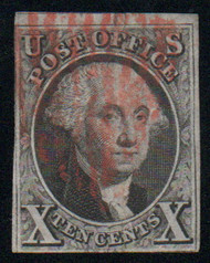 #   2 F/VF, red cancel, nice looking!
