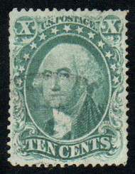 #  31 VF/XF, w/APS (08/22) CERT, very faint cancel, Pos. 100R1, a super looking stamp with flaws, nicely centered, CHOICE!