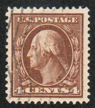 # 334 XF JUMBO, wavy line cancel, nicely centered, SELECT GEM!