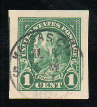 # 575 SUPERB, w/PSE (GRADED 98 (02/23)) CERT, town cancel, rich color, CHOICE!