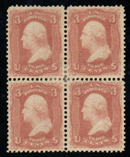 #  65 VF OG H, Block, bold color!