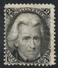 # 103 Fine+ OG H, w/PF (08/25) CERT, bold jet black color, small thins really do not detract, Nice!