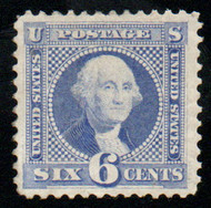 # 126 XF part OG, w/PSAG (08/25) CERT, well centered stamp within large margins, fresh color, SELECT!