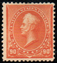 # 229 F/VF OG H, nice color, glazed gum from mount, Nice!