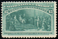 # 238 F/VF OG H, bright color, nice