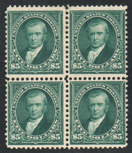# 263 F/VF OG H/LH, Block, w/PSE (03/19) CERT, a very rare block of four,  this block has decent centering and strong color, most 263's are way off center, SUPER NICE!