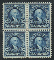 # 312 F/VF to VF OG H, Block, w/PF (06/25) CERT, a very fresh and well centered block, SUPER NICE!