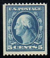 # 351 F-VF+ OG H, w/APS (12/12) CERT, tiny thin, very rare coil, only buy with a valid certificate, faked and altered stamp are known, lovely color!