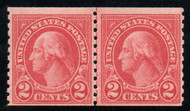 # 599A F-VF OG NH, Line Pair, w/PSE (12/24) CERT, from a strip, vibrant color!