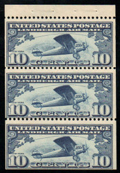 #C 10a Fine+ OG NH, Booklet Pane, vivid color!