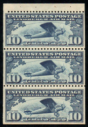#C 10a XF-SUPERB OG NH, Booklet Pane, eye popping color!