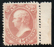 #O 90 Fine+ OG NH, w/Miller (12/23) CERT, natural gum skips, very nice!