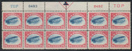 #C  3 VF/XF OG NH, PB/12, w/PSE (02/20) CERT, fresh color and slightly faster plane on each stamp, SUPER NICE!
