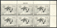 #RW18 F/VF OG NH, nice plate block