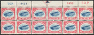 #C  3 VF OG NH, PB/12, w/PSE (03/18) CERT, well centered for this plate block, Super Fresh!
