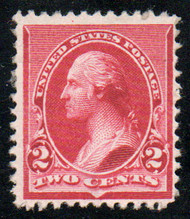 # 220a F-VF OG H, small thin, lovely color!