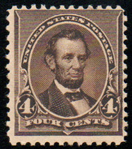 # 222 F-VF OG H, vivid color!