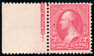 # 267 F-VF OG NH, single w/ partial imprint, lovely color!