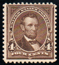 # 269 F-VF OG H, terrific color!