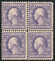 # 341 F/VF OG LH/NH, Block, w/PSE (08/20) CERT, bottom stamps are never hinged, nice block