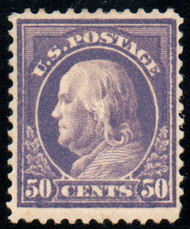 # 422 F-VF OG H, small faults, lovely color!