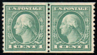 # 490 VF/XF OG NH, Line Pair, robust color, SELECT!