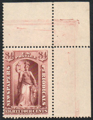 #PR 88 F/VF OG NH, w/PSE (11/14) CERT, Top Right Corner Margin Single, full gum that is never hinged, rarely seen NH, Catalogs around $2700 NH, SUPER POSITION PIECE!
