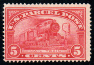 #Q 5 F-VF OG VLH, eye popping color!