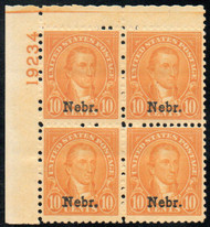 # 679 VF/XF OG NH, a lovely top left plate, Well Centered!