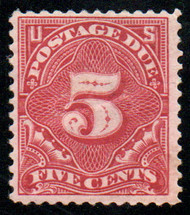 #J 41 VF OG Hr, crease, lovely color!