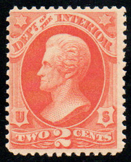 #O 97 Fine+ OG Hr, terrific color!