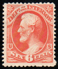 #O 99 F/VF OG Hr, nice color!