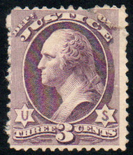 #O106 Fine+ OG Hr, small thin, eye popping color!