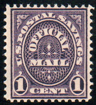 #O124 F/VF OG NH, rich color!