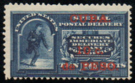 Cuba #E1 Fine+ OG Hr, thin, bold color!
