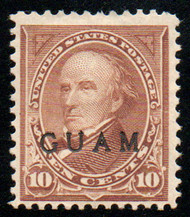 Guam # 8 VF OG Hr, lovely color!
