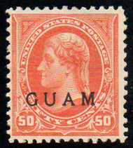 Guam #11 VF OG H, vibrant color!