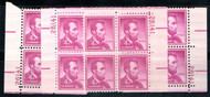 #1036a plate 26141, MATCHED SET of 4 Plates, VF OG NH, we have an entire stock of this Scott Number in matched set, ASK!