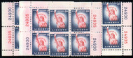 #1041 plate 24930/24935, MATCHED SET of 4 Plates, VF OG NH, we have an entire stock of this Scott Number in matched set, ASK!