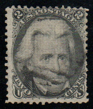 # 84 Fine+, w/PF (03/88) CERT, much better centered than normal with complete perforations, small crease and repaired corner, Nice Looking!