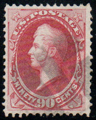 # 166 VF+, light cork cancel, nice color!